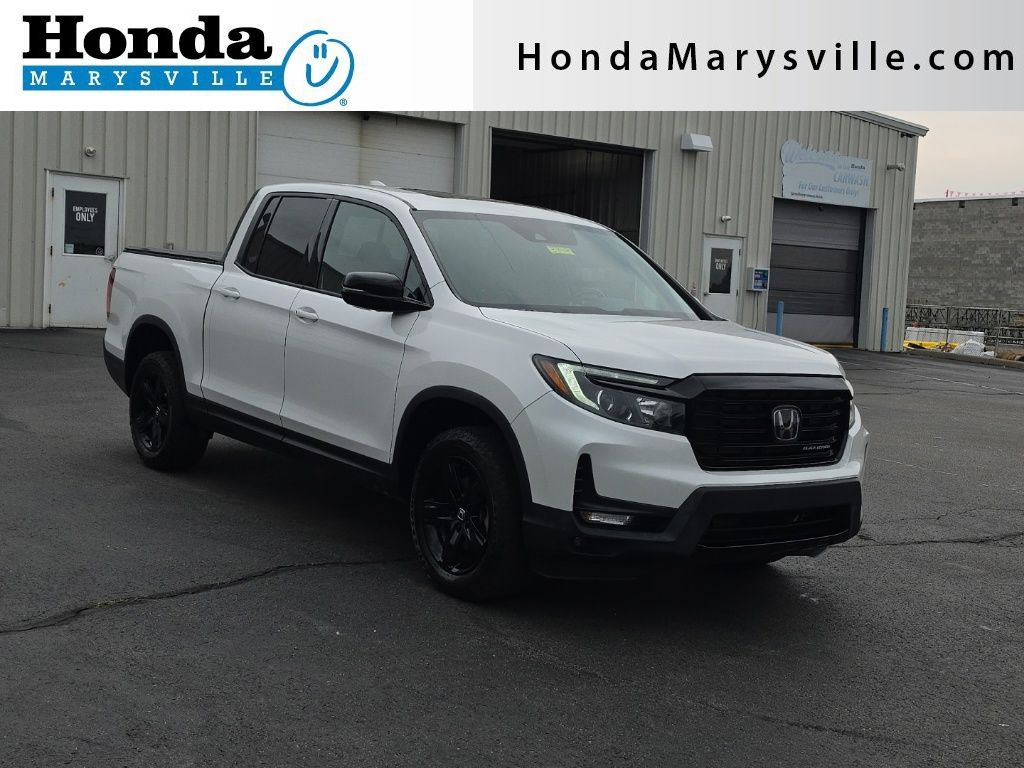 Platinum White Pearl 2023 Honda Ridgeline Pickup Truck All-Wheel Drive 9-Speed Automatic