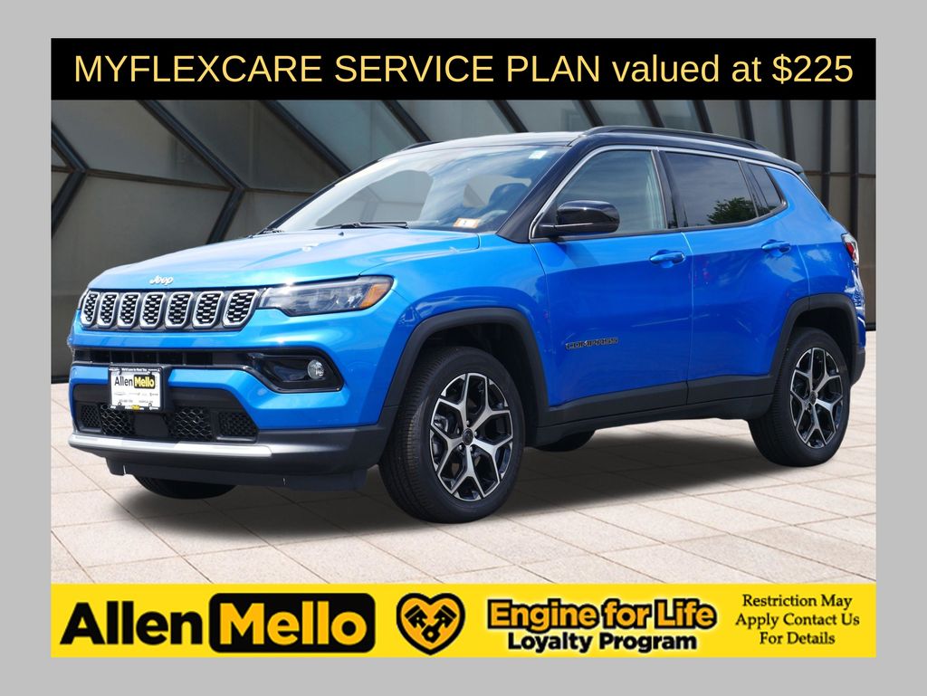Hydro Blue Pearlcoat 2026 Jeep Compass SUV / Crossover Four-Wheel Drive 8-Speed Automatic