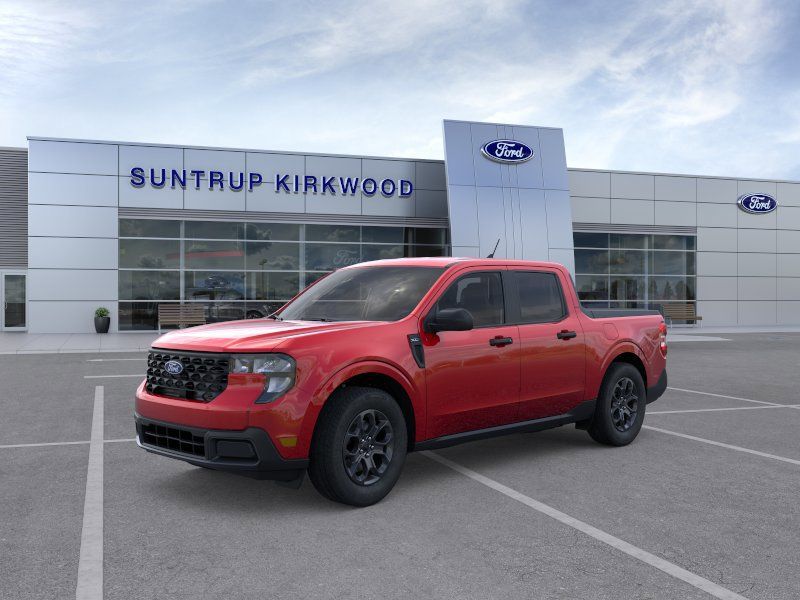 Ruby Red Metallic Tinted Clearcoat 2026 Ford Maverick XLT SuperCrew FWD Pickup Truck Front-Wheel Drive 8-Speed Automatic