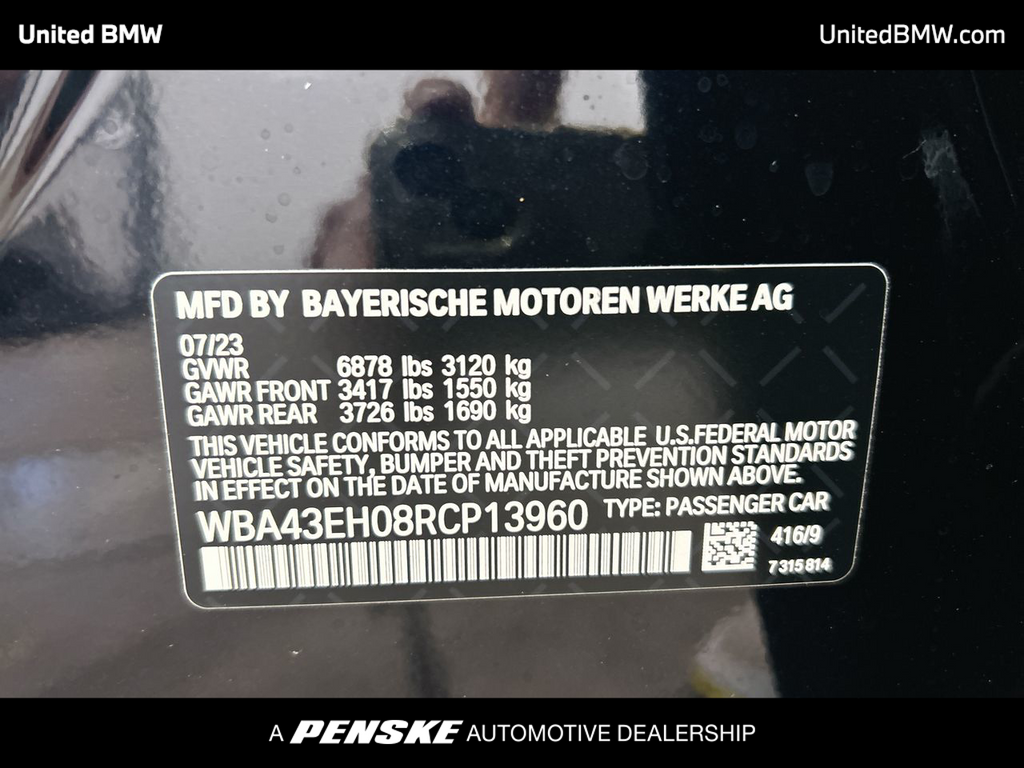 2024 BMW 7 Series 750e xDrive 24