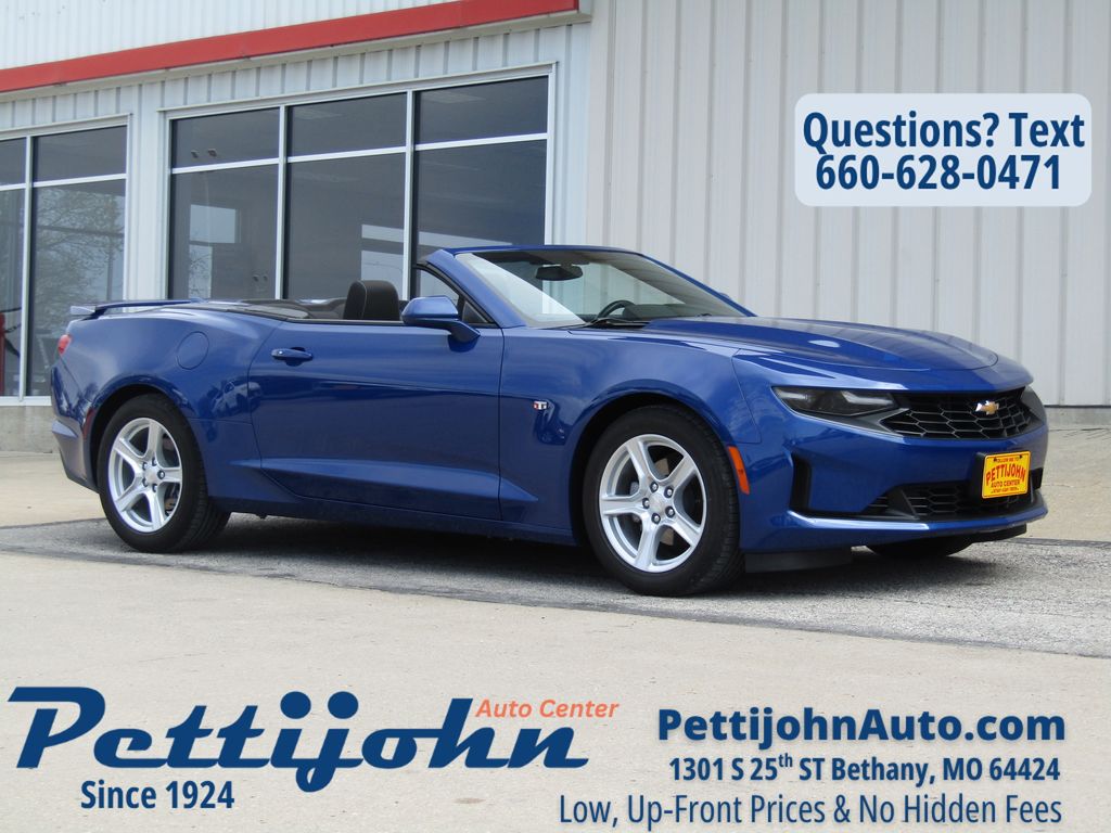 Riverside Blue Metallic 2023 Chevrolet Camaro 1LT Convertible RWD Convertible Rear-Wheel Drive 8-Speed Automatic