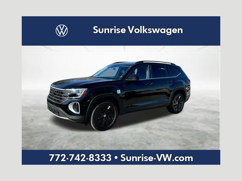 Black 2026 Volkswagen Atlas SUV / Crossover Front-Wheel Drive 8-Speed Automatic