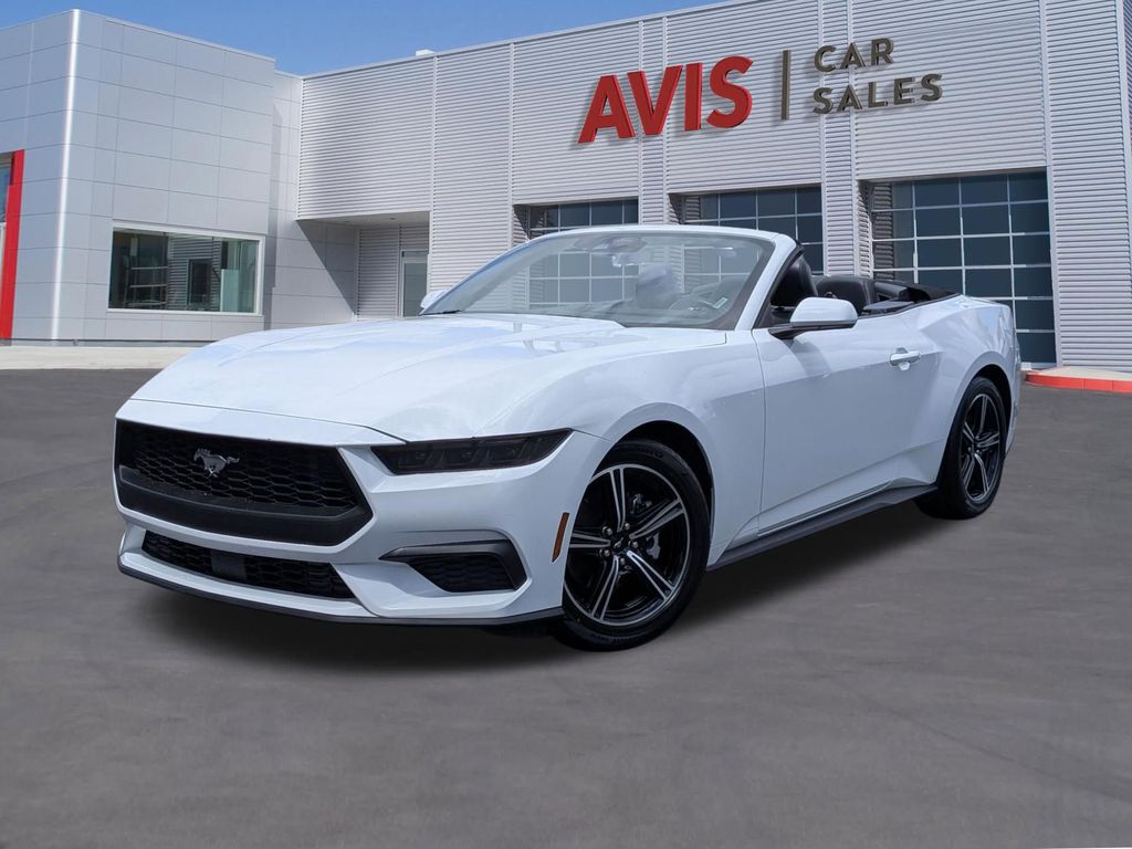 Oxford White 2025 Ford Mustang EcoBoost Premium Convertible RWD Convertible Rear-Wheel Drive Automatic