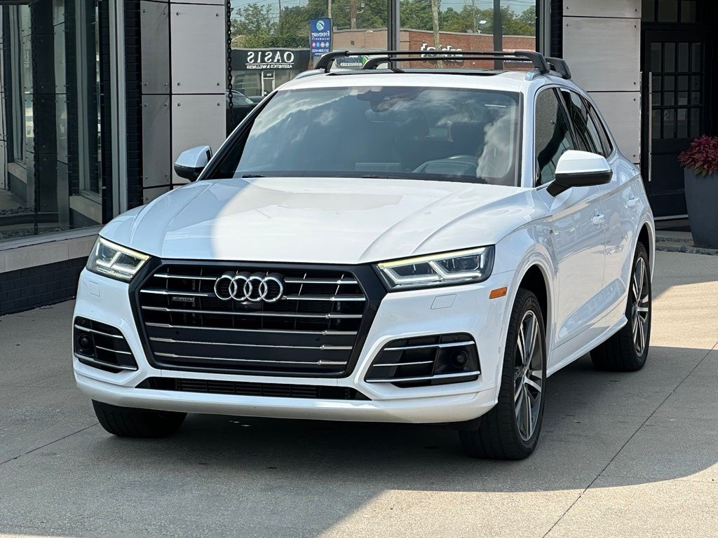 White 2020 Audi Q5 Hybrid Plug-in SUV / Crossover All-Wheel Drive 7-Speed Automatic