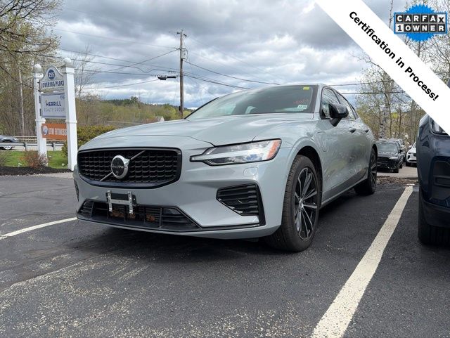 Gray 2025 Volvo S60 Recharge T8 Plus eAWD Sedan All-Wheel Drive Automatic