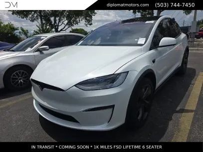 Pearl White Multi-Coat 2026 Tesla Model X SUV / Crossover All-Wheel Drive 1-Speed Automatic