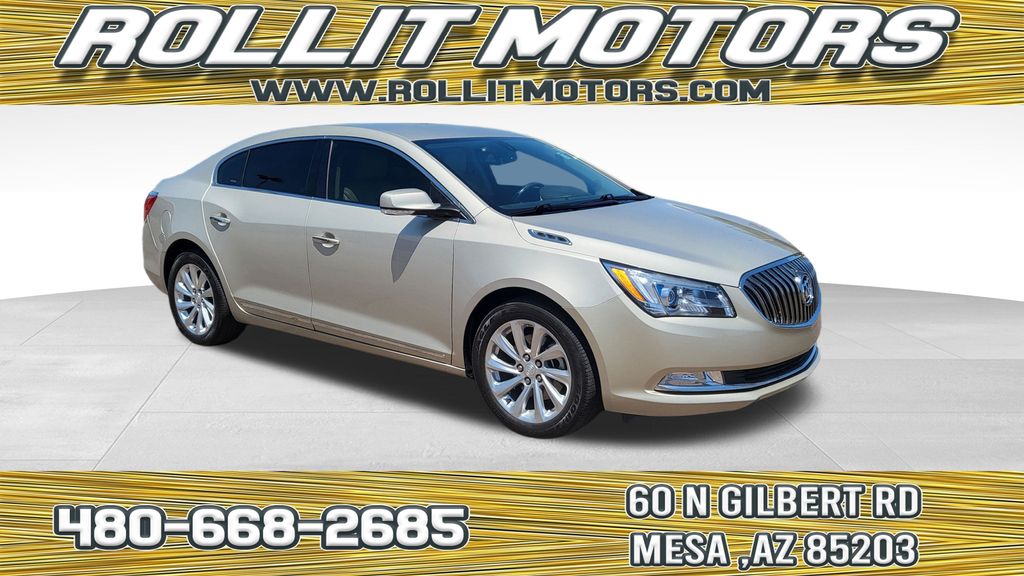 Champagne Silver Metallic 2015 Buick LaCrosse Sedan Front-Wheel Drive 6-Speed Automatic Overdrive