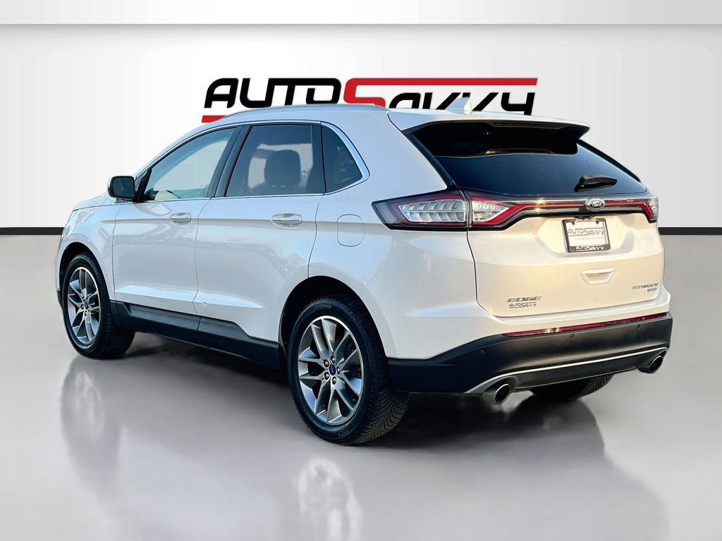 2015 Ford Edge Titanium White at North Houston Mitsubishi