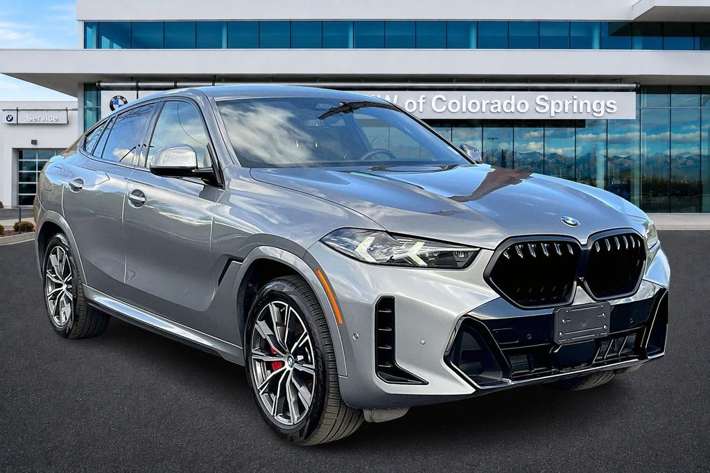 Gray Metallic 2025 BMW X6 SUV / Crossover All-Wheel Drive 8-Speed Automatic