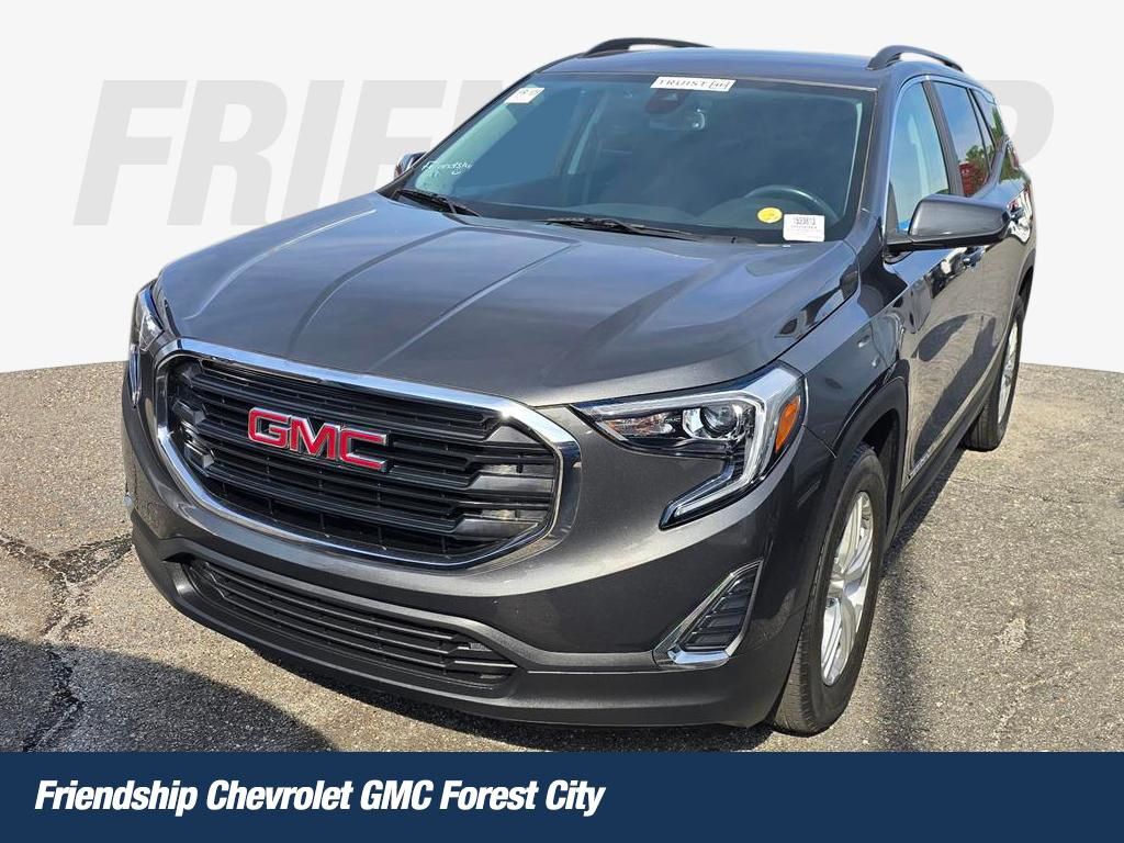 Graphite Gray Metallic 2021 GMC Terrain SUV / Crossover Front-Wheel Drive 9-Speed Automatic