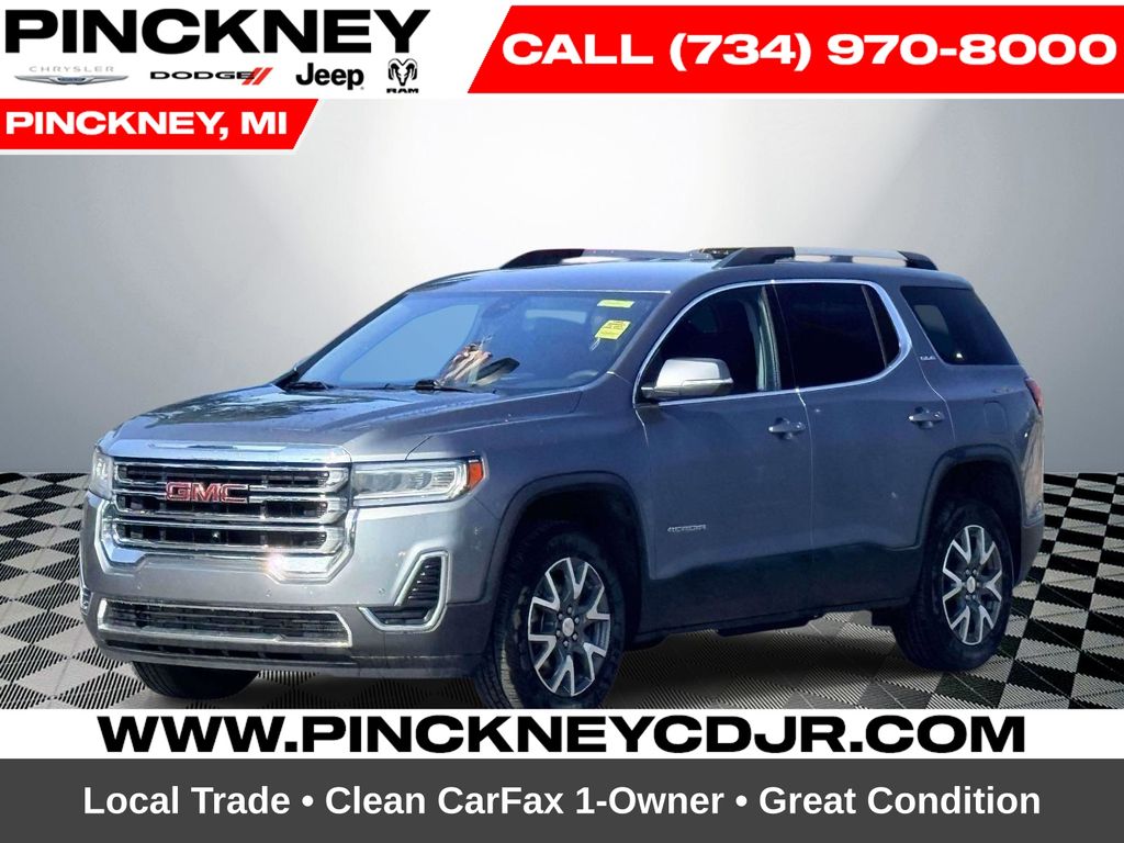 Gray (Satin Steel Metallic) 2022 GMC Acadia SUV / Crossover Front-Wheel Drive 9-Speed Automatic