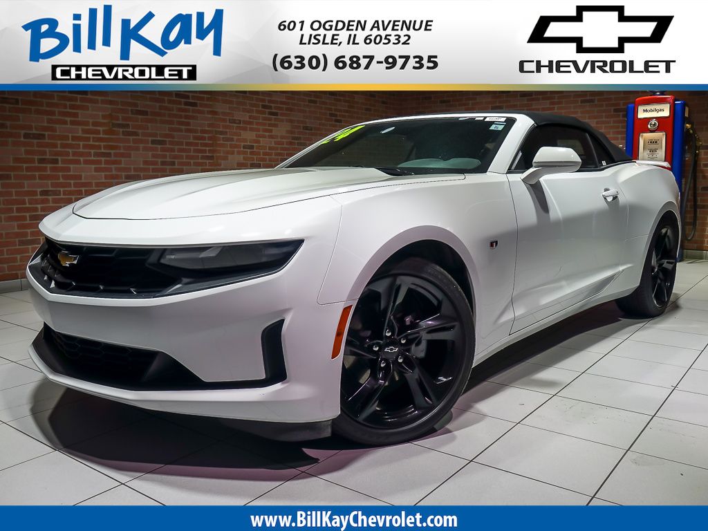 Summit White 2024 Chevrolet Camaro Convertible Rear-Wheel Drive Automatic