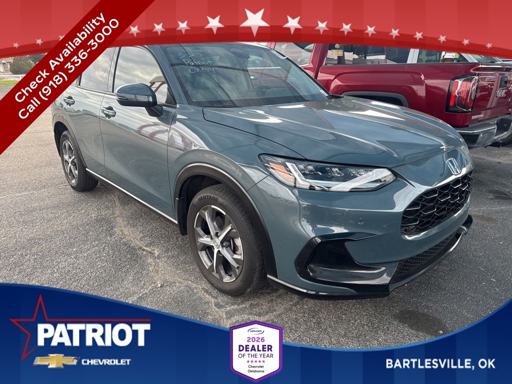 Blue 2023 Honda HR-V EX-L FWD SUV / Crossover Front-Wheel Drive Continuously Variable Transmission