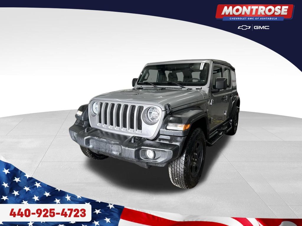 Billet Silver Metallic Clearcoat 2021 Jeep Wrangler Unlimited Sport 4WD SUV / Crossover Four-Wheel Drive 8-Speed Automatic