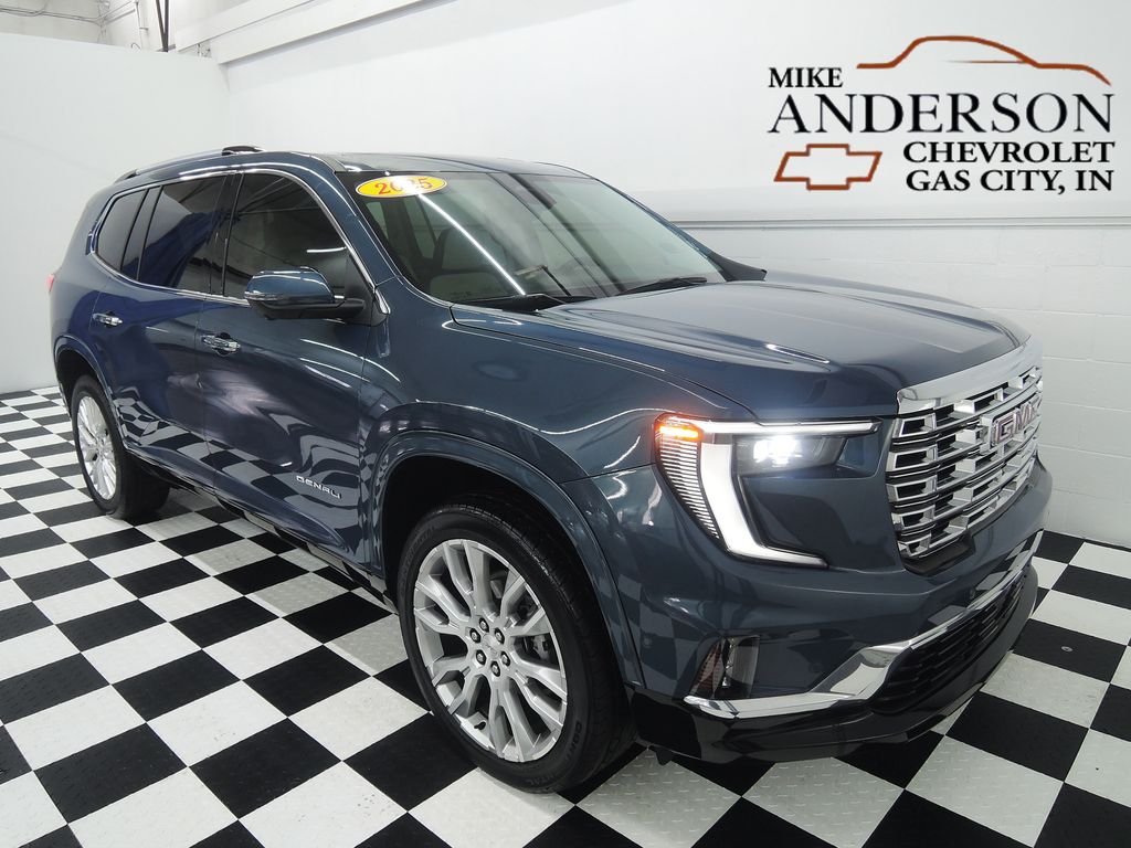 Downpour Metallic 2025 GMC Acadia SUV / Crossover Front-Wheel Drive 8-Speed Automatic