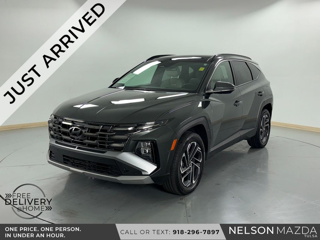 Amazon Gray 2025 Hyundai Tucson Hybrid Limited AWD SUV / Crossover All-Wheel Drive 6-Speed Automatic