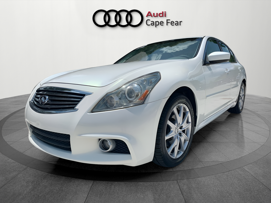 Moonlight White 2012 INFINITI G37 Sedan All-Wheel Drive 7-Speed Automatic