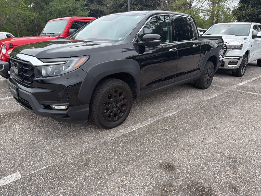 Crystalblack 2023 Honda Ridgeline RTL-E AWD Pickup Truck All-Wheel Drive 9-Speed Automatic