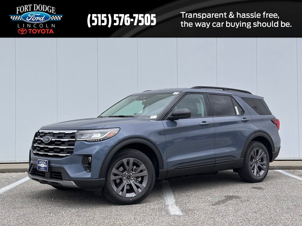 Vapor Blue Metallic 2026 Ford Explorer Active AWD SUV / Crossover All-Wheel Drive Automatic