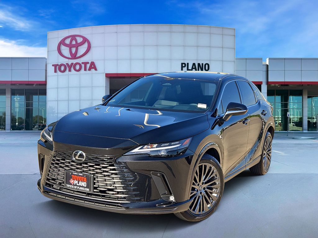Black (Caviar) 2023 Lexus RX Hybrid 350h Luxury AWD SUV / Crossover All-Wheel Drive Continuously Variable Transmission