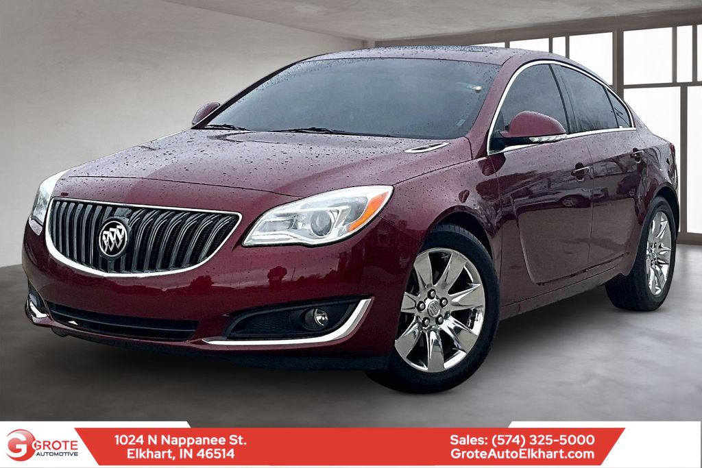 Crimson Red Tintcoat 2016 Buick Regal Sedan FWD Sedan Front-Wheel Drive 6-Speed Automatic