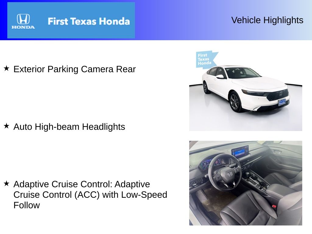 Used Car 2023 Honda Accord Hybrid  Ex-l For Sale In Austin, Texas