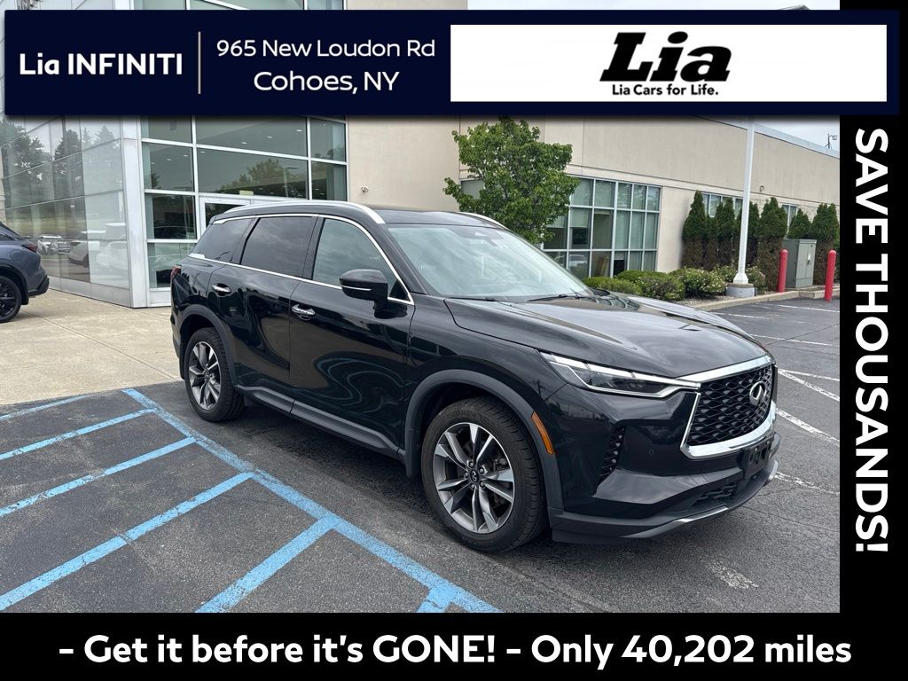 Mineral Black 2022 INFINITI QX60 SUV / Crossover All-Wheel Drive 9-Speed Automatic