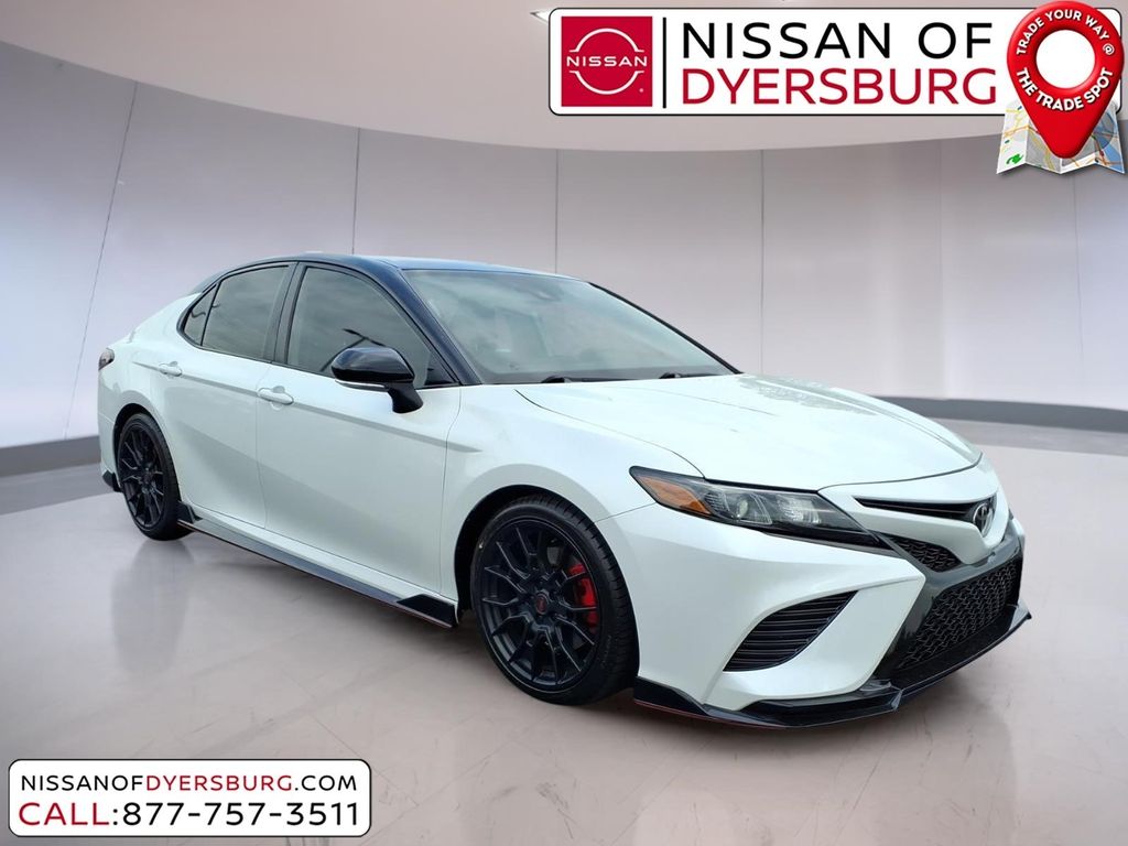 Midnight Black Metallic 2021 Toyota Camry TRD FWD Sedan Front-Wheel Drive 8-Speed Automatic