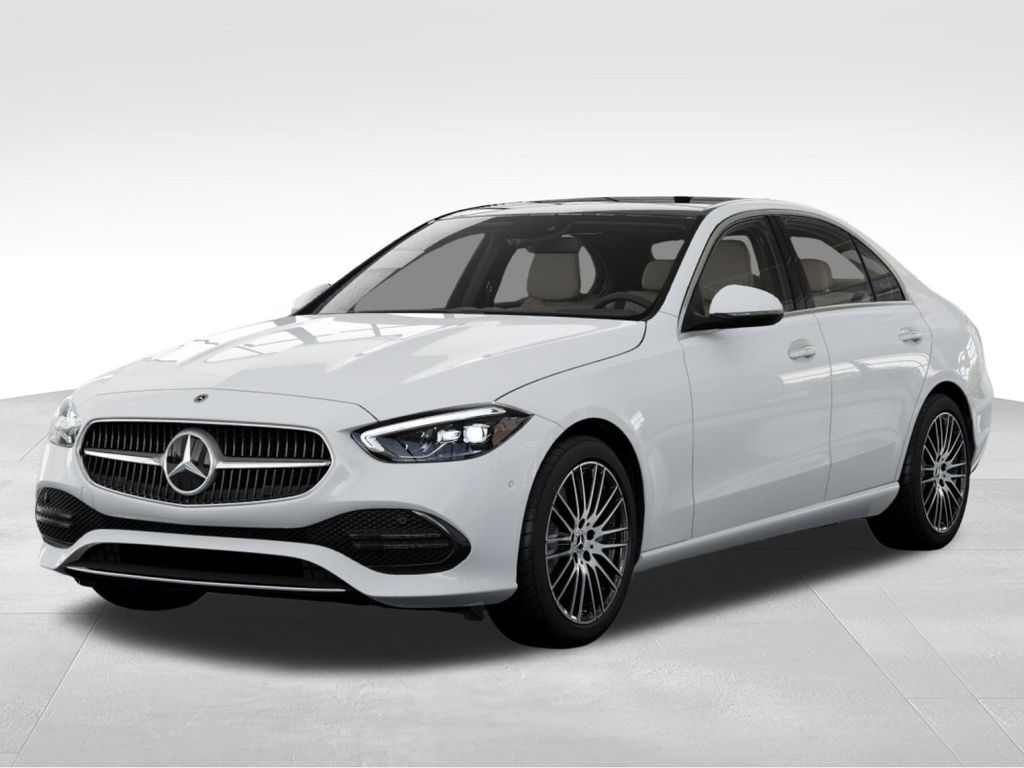 White 2026 Mercedes-Benz C-Class Sedan All-Wheel Drive 9-Speed Automatic