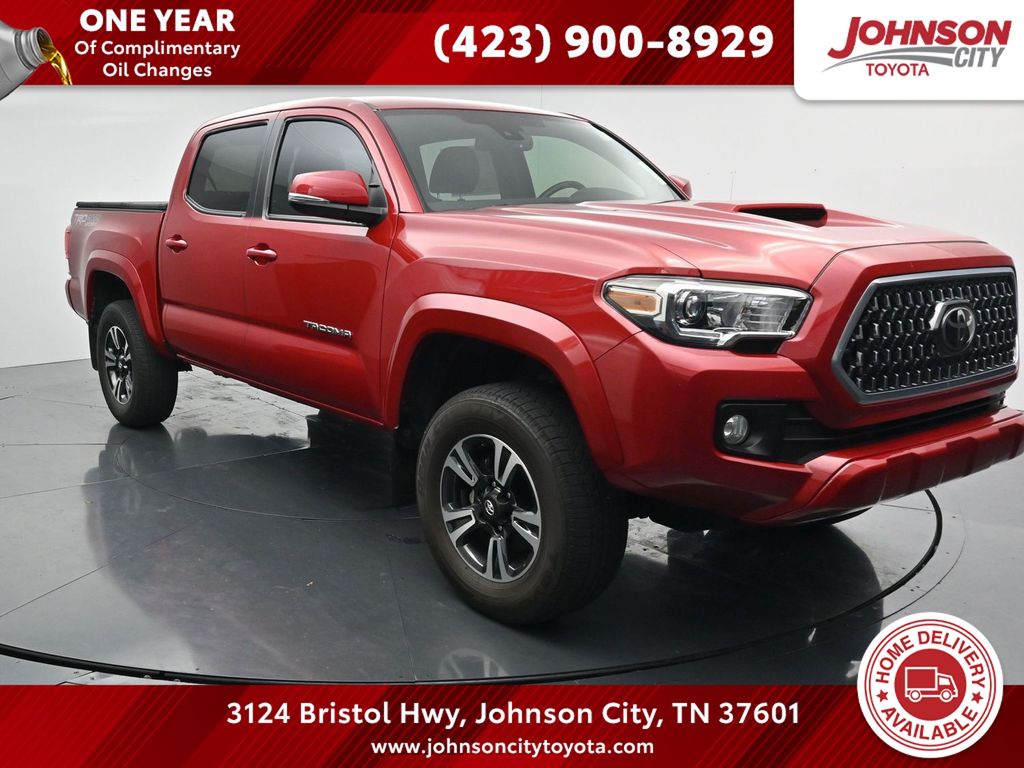 Barcelona Red Metallic 2018 Toyota Tacoma Pickup Truck Four-Wheel Drive 6-Speed Manual