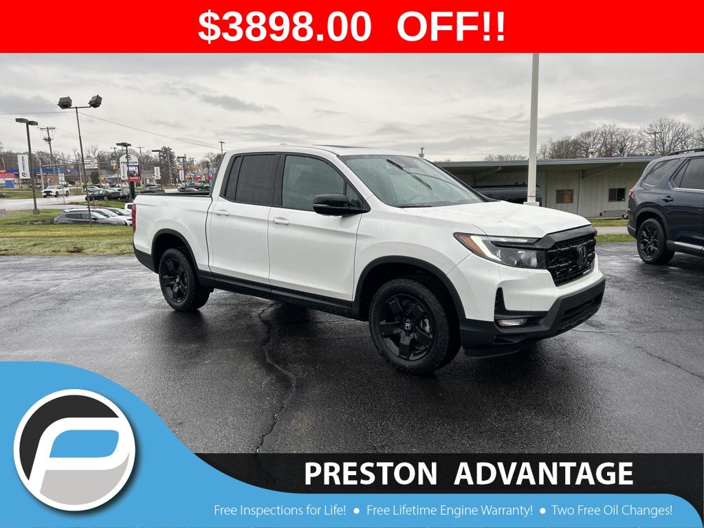 Platinum White Pearl 2026 Honda Ridgeline Pickup Truck All-Wheel Drive 9-Speed Automatic