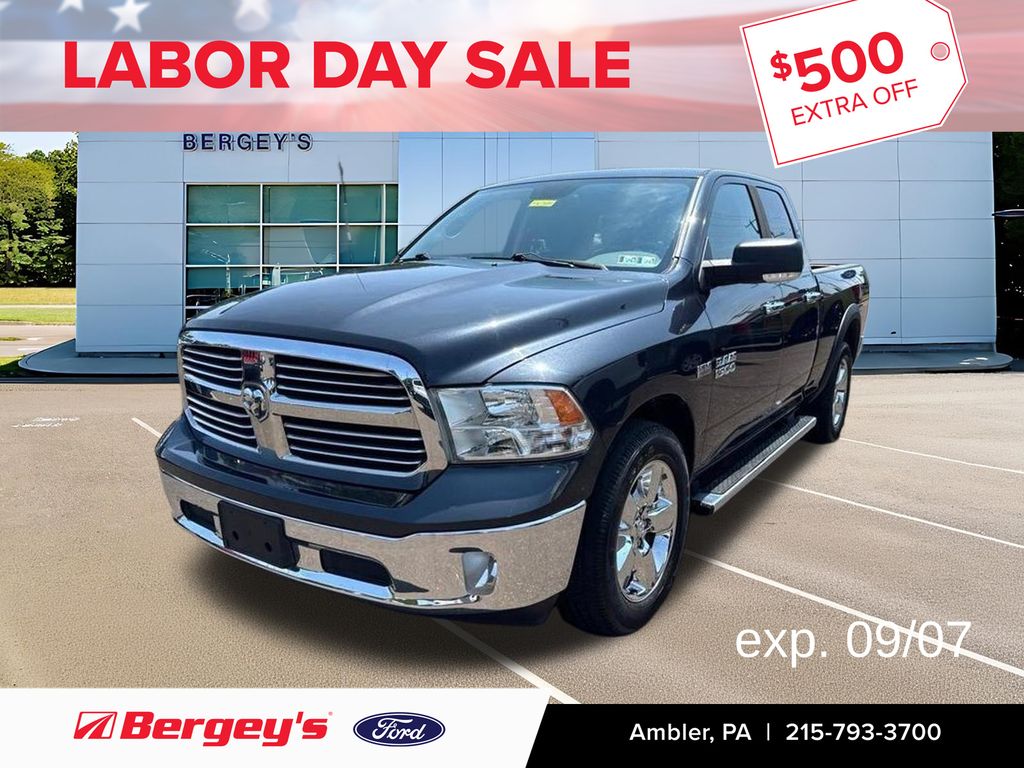Gray (Maximum Steel Metallic Clearcoat) 2013 RAM 1500 Pickup Truck Four-Wheel Drive 6-Speed Automatic