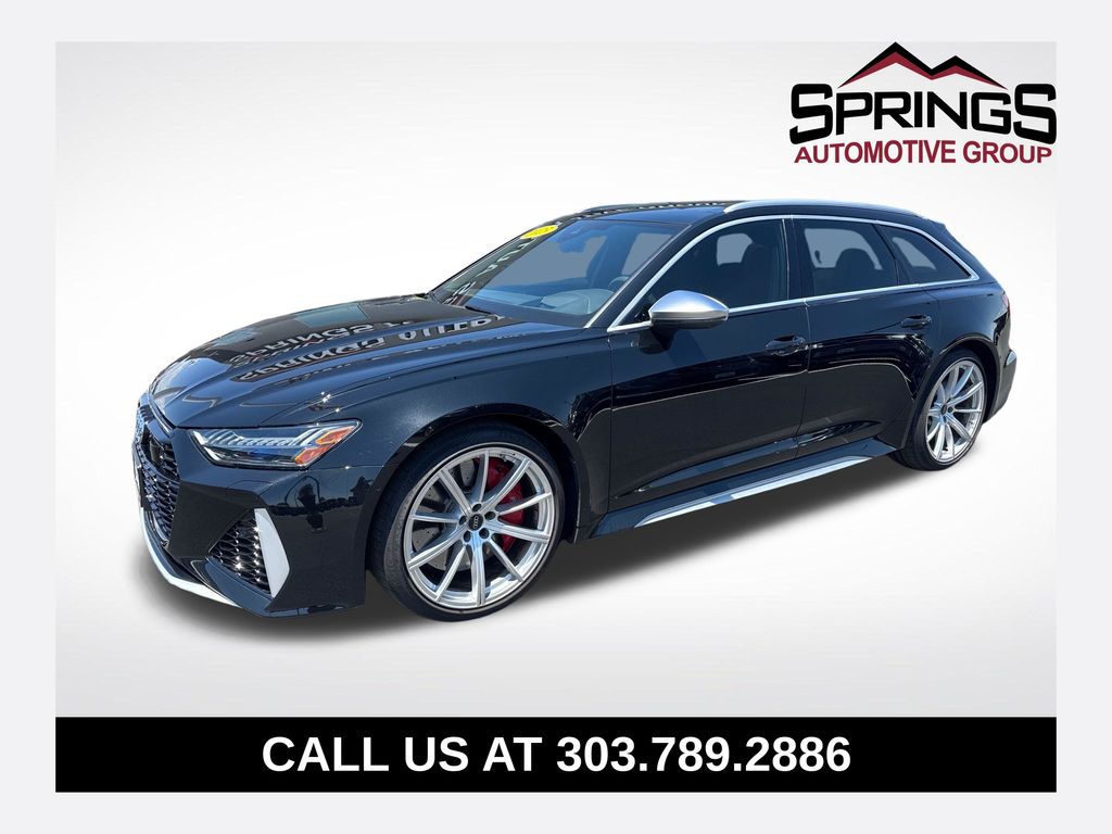 Black 2023 Audi RS 6 Avant Wagon All-Wheel Drive 8-Speed Automatic