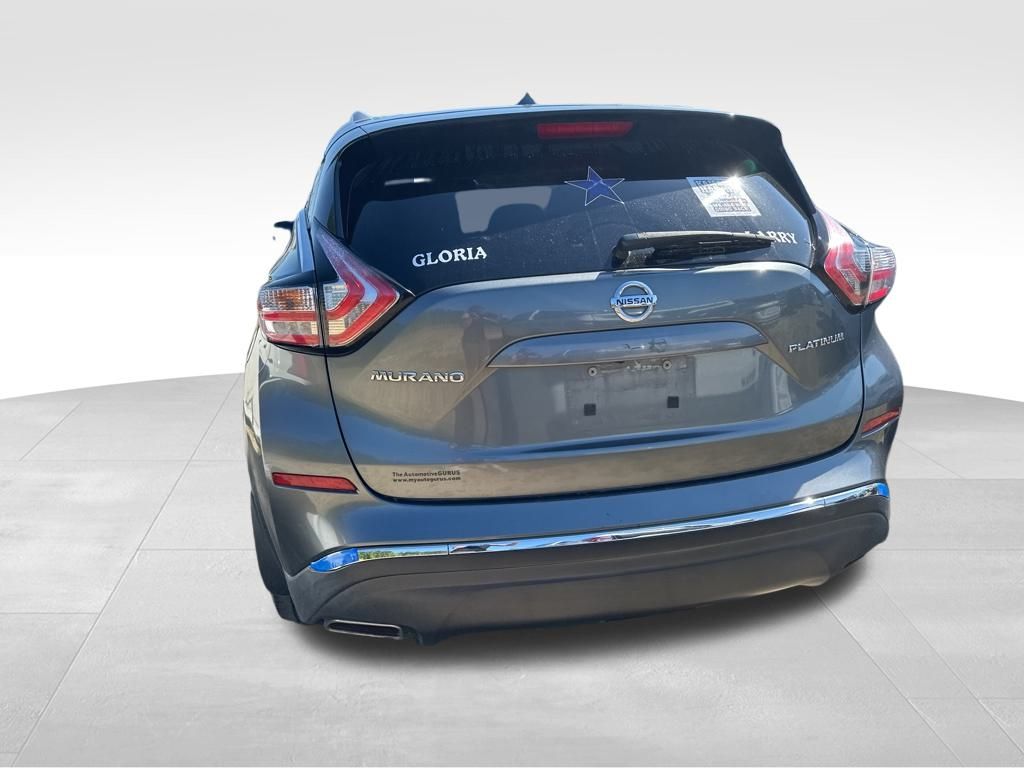 2015 Gun Metallic Nissan Murano Platinum FWD SUV