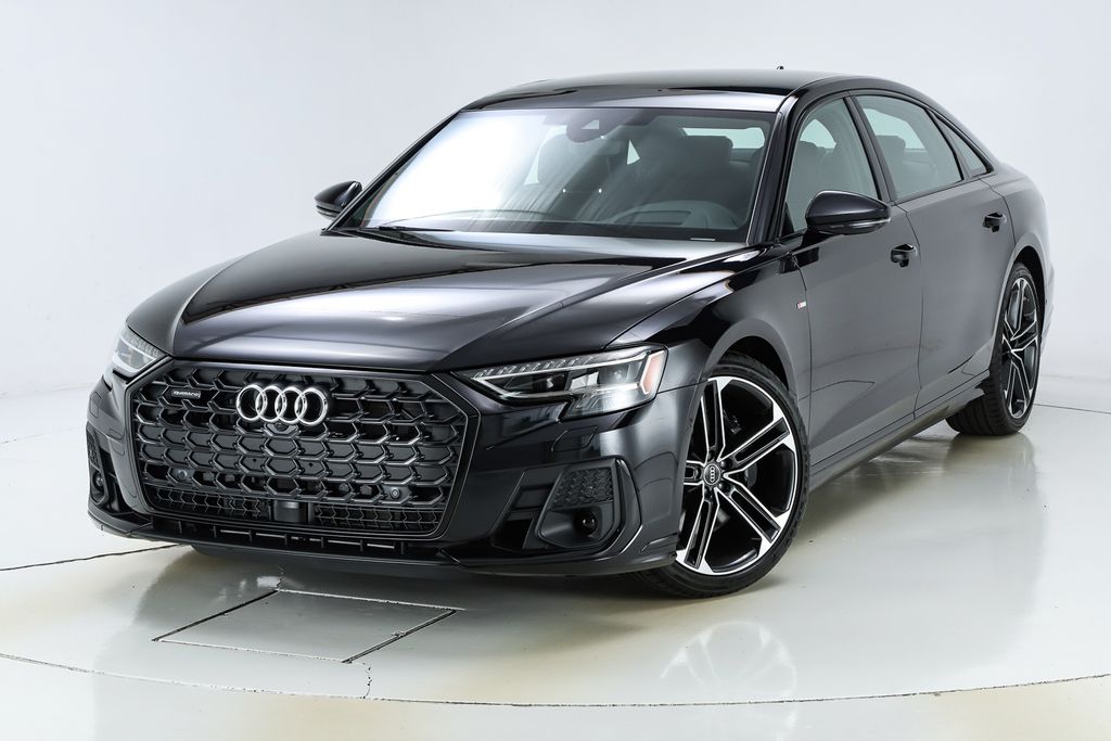 Sebring Black Crystal Effect 2026 Audi A8 Sedan All-Wheel Drive 8-Speed Automatic