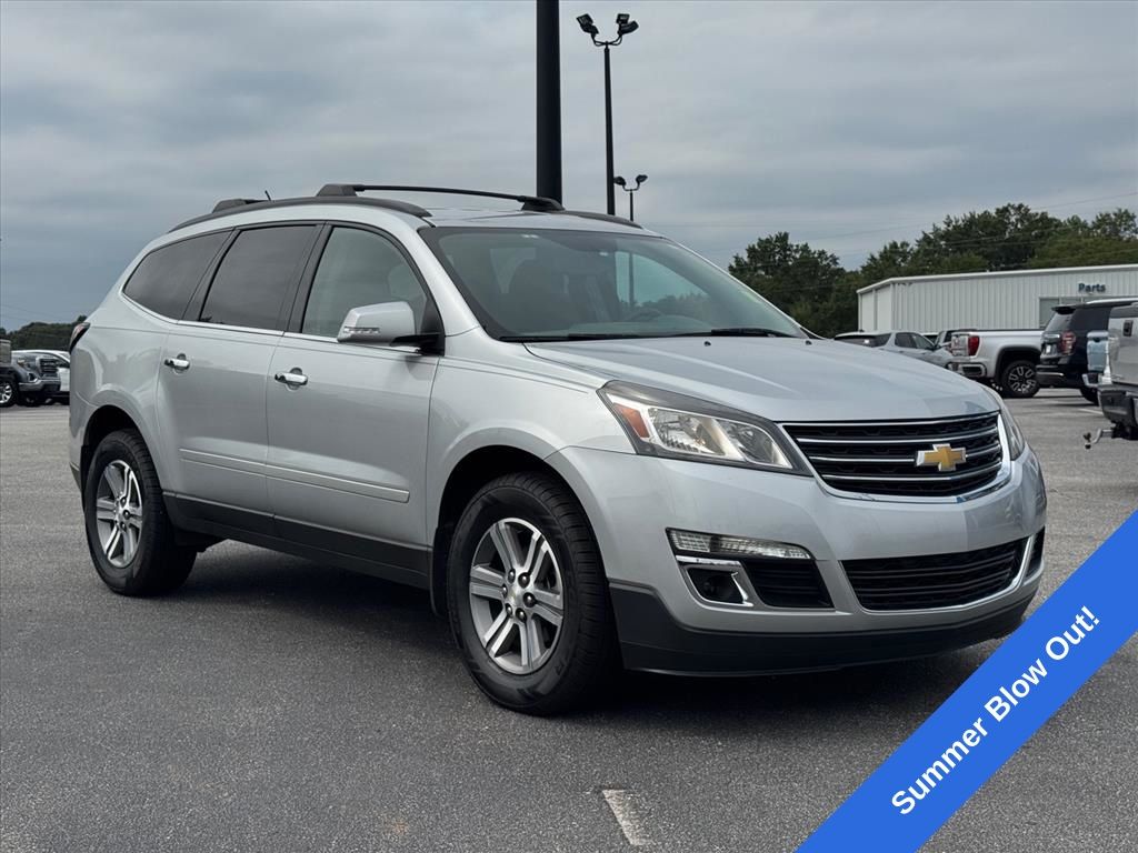 Silver Ice Metallic 2015 Chevrolet Traverse SUV / Crossover Front-Wheel Drive 6-Speed Automatic