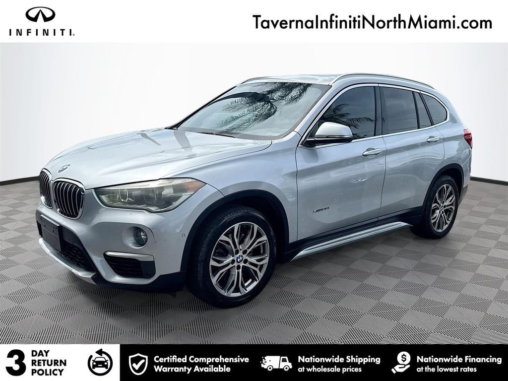 Glacier Silver Metallic 2017 BMW X1 SUV / Crossover All-Wheel Drive 8-Speed Automatic