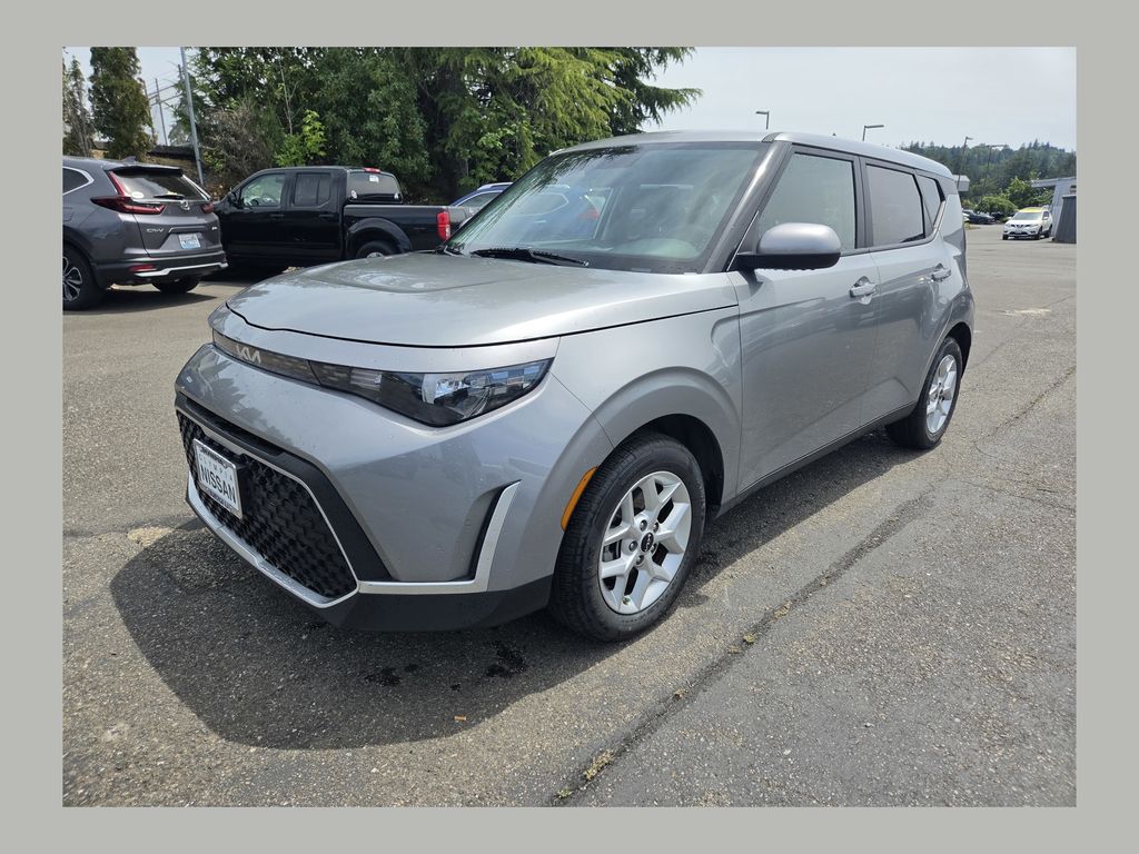 Steel Gray 2025 Kia Soul SUV / Crossover Front-Wheel Drive Continuously Variable Transmission
