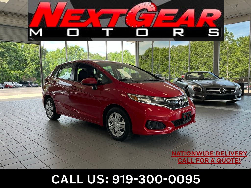 Red 2019 Honda Fit LX FWD Hatchback Front-Wheel Drive Continuously Variable Transmission