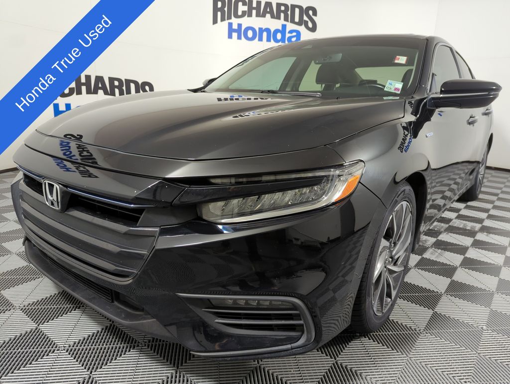 Crystal Black Pearl 2022 Honda Insight Touring FWD Sedan Front-Wheel Drive Continuously Variable Transmission