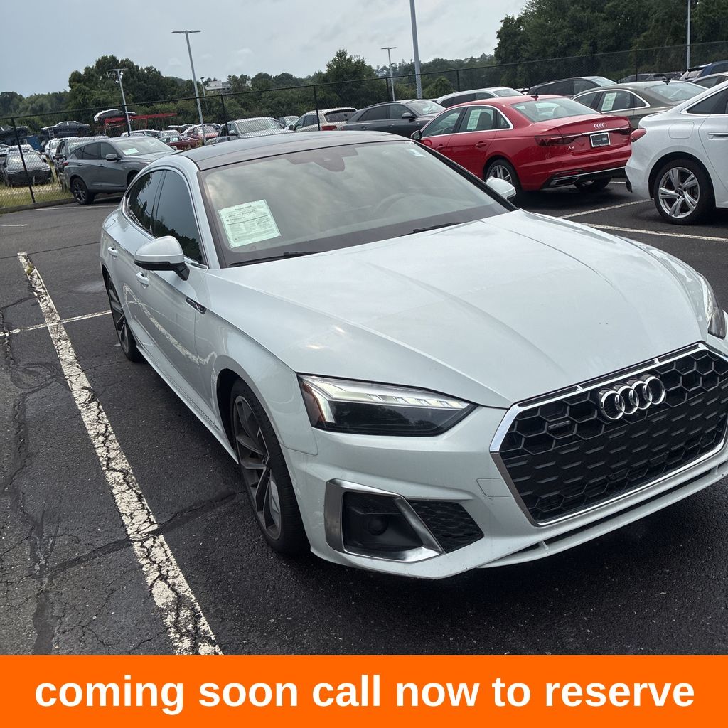 White 2022 Audi A5 Sportback Sedan All-Wheel Drive 7-Speed Automatic