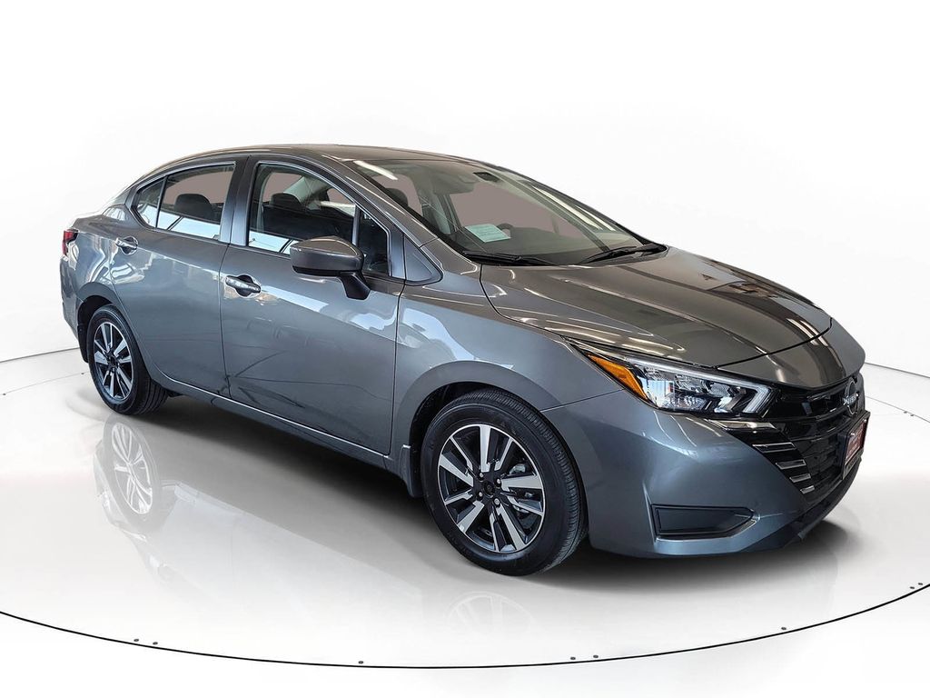 Gray (Gun Metallic) 2025 Nissan Versa SV FWD Sedan Front-Wheel Drive Continuously Variable Transmission