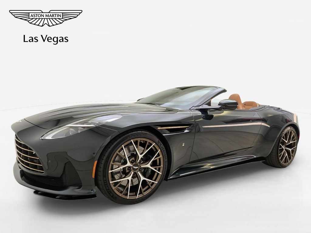 Green 2026 Aston Martin DB12 Volante RWD Convertible Rear-Wheel Drive 8-Speed Automatic