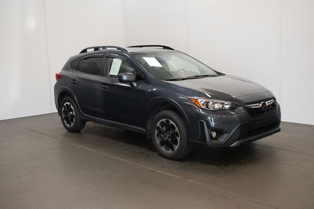 Magnetite Gray Metallic 2021 Subaru Crosstrek Premium AWD SUV / Crossover All-Wheel Drive Continuously Variable Transmission