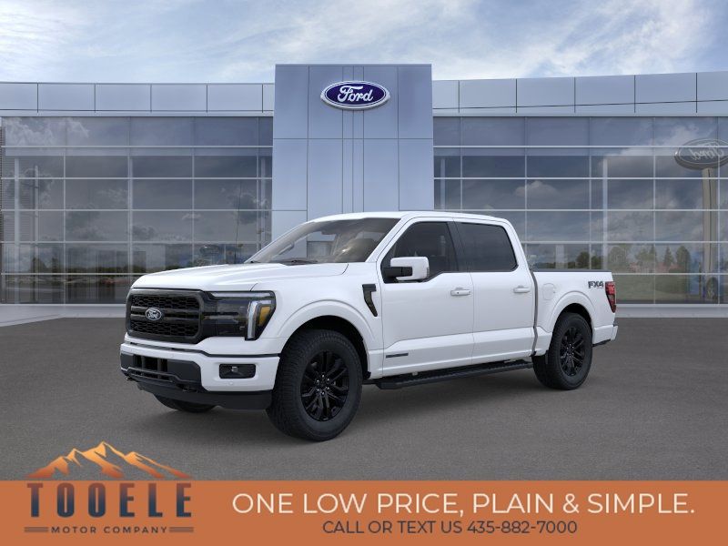 White Metallic 2025 Ford F-150 Pickup Truck Four-Wheel Drive Automatic