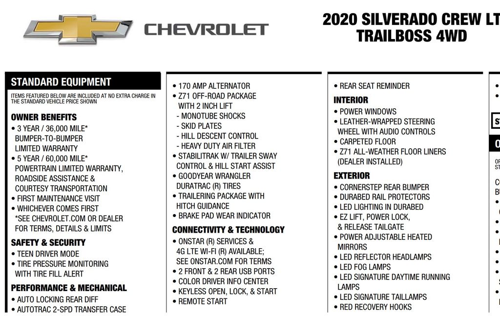 2020 Chevrolet Silverado 1500 LT Trail Boss 19