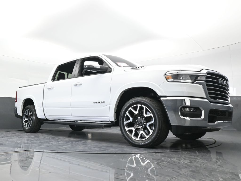 Used 2025 Bright White Clearcoat Ram Laramie image 68