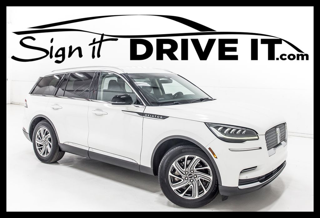 White 2021 Lincoln Aviator Reserve RWD SUV / Crossover Rear-Wheel Drive 10-Speed Automatic
