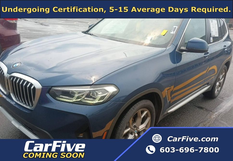 Phytonic Blue Metallic 2022 BMW X3 SUV / Crossover All-Wheel Drive 8-Speed Automatic