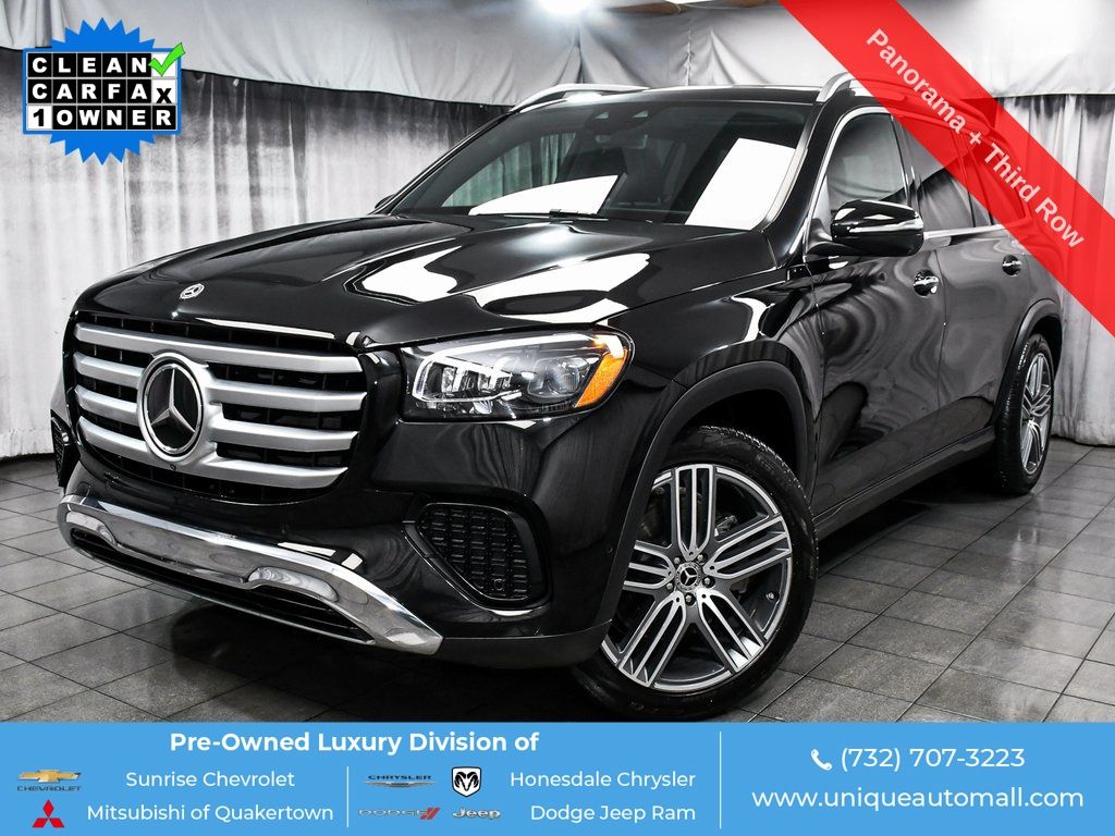 Obsidian Black Metallic 2025 Mercedes-Benz GLS SUV / Crossover All-Wheel Drive 9-Speed Automatic